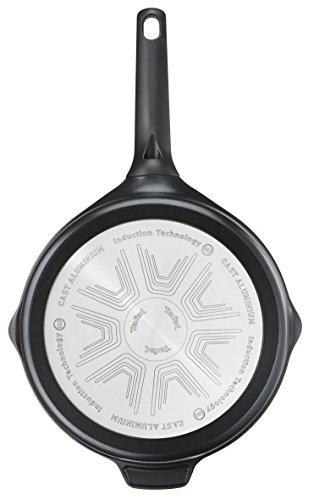 Tefal e2153334 sartén Hierro Fundido y Tapa, Aluminio, Negro, 26 cm