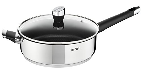 Tefal E8243314 Emotion - Sartén Honda (Acero Inoxidable, 43 x 27 x 10 cm)