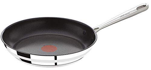 Tefal E85604 - Sartén, acero inoxidable, plata, 24 cm