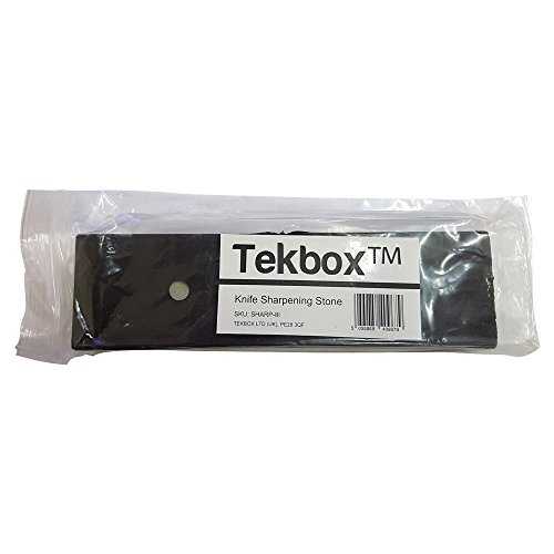 TekBox - Piedra de afilar cuchillos de doble cara, piedra con aceite, grano 120/240