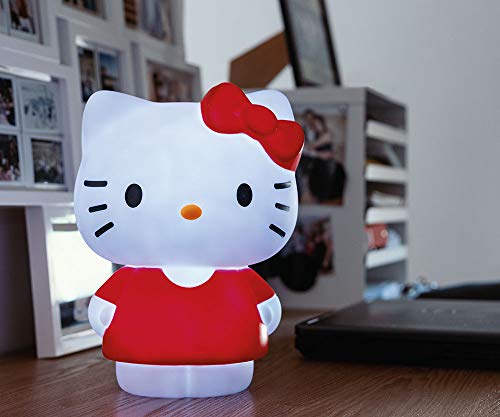 Teknofun Hello Kitty Lampara de Decoración con Mando a Distancia