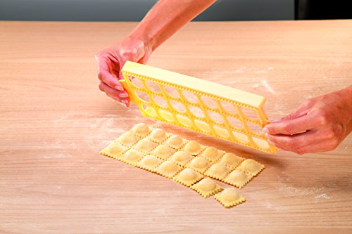 Tescoma 630878 Moldes para Pastas, Amarillo, 11.5 x 2.7 x 30.2 cm