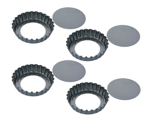 Tescoma Juego de de 4 moldes rizados Desmontables, 10 cm, Variados