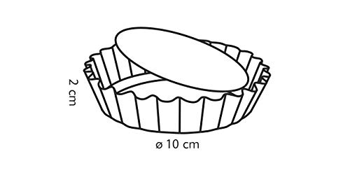 Tescoma Juego de de 4 moldes rizados Desmontables, 10 cm, Variados