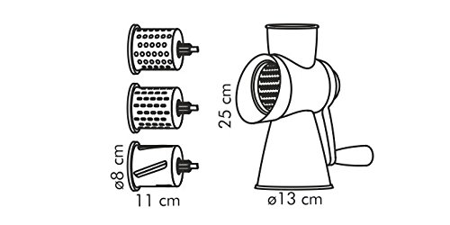 Tescoma Rallador Multiusos con 4 Cilindros