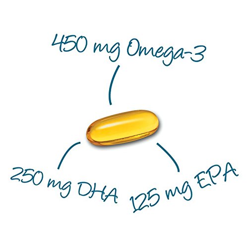 Testa Omega-3 Aceite de Algas cápsulas de 450mg Omega-3 Vegano DHA + EPA - (60 cápsulas)