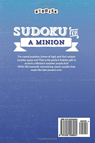 The Best Ever Book of Sudoku Puzzles for a Minion