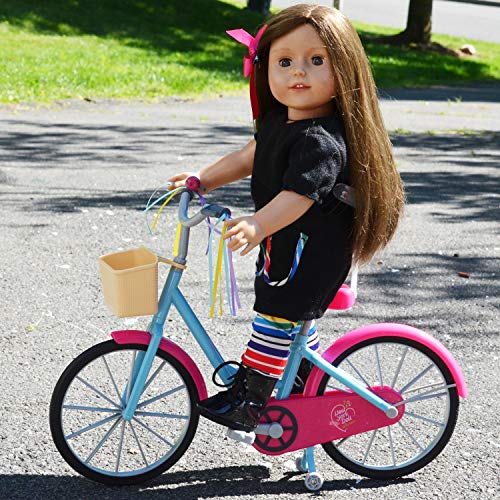 The New York Doll Collection E133-Bicicleta para muñecas de 45,7 cm, multicolor (E133) , color/modelo surtido