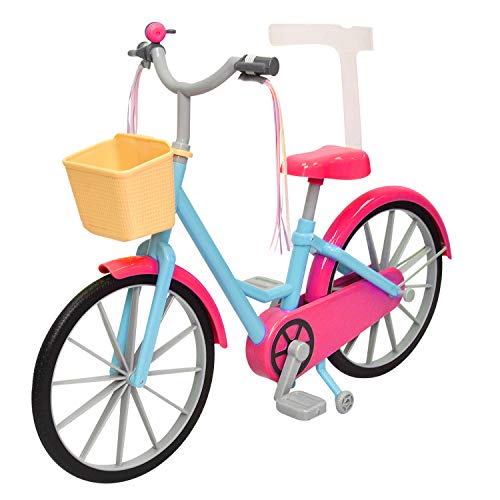 The New York Doll Collection E133-Bicicleta para muñecas de 45,7 cm, multicolor (E133) , color/modelo surtido