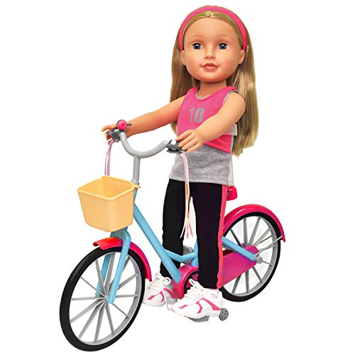 The New York Doll Collection E133-Bicicleta para muñecas de 45,7 cm, multicolor (E133) , color/modelo surtido