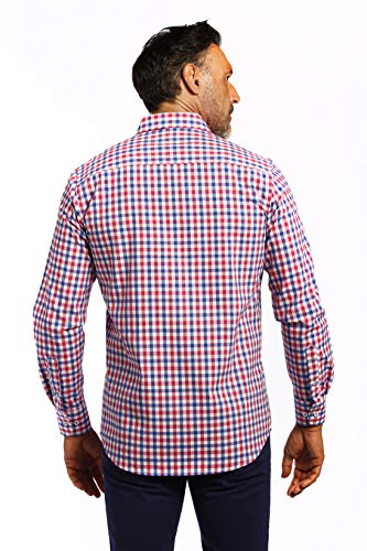 THE TIME OF BOCHA Camisa Hombre Cuadros Multicolor x-Large