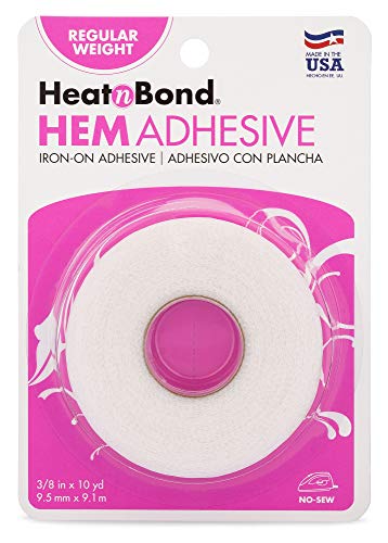 Therm-o-Web Hem - Cinta termoadhesiva (9,5 x 9,1 mm, Fuerza Normal)