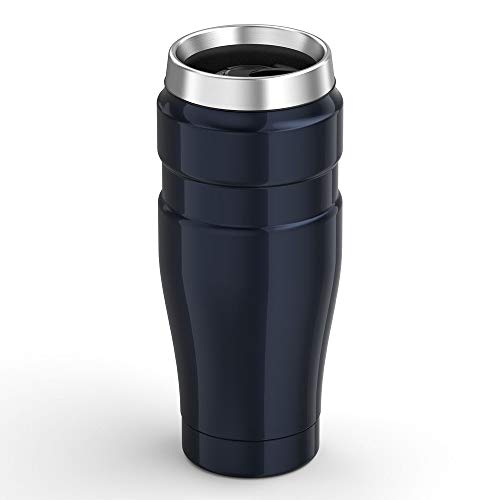 Thermos 101509 - Vaso de viaje de acero inoxidable, azul oscuro, 0.47L