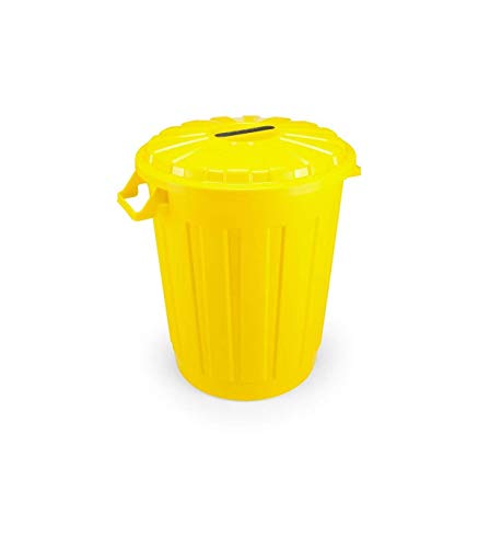 TIENDA EURASIA® Cubos de Basura de Reciclaje con Tapa - Pack de 3 Cubos de 30 L - Material Plastico Eco Libre de Bpa - Alta Resistencia - Ideal para Reciclar