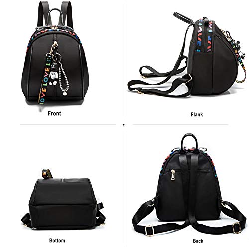 Tisdaini Bolsos Mochila Mujer Nylon Moda Casual Impermeables Viaje Escolares Bolsos Medio