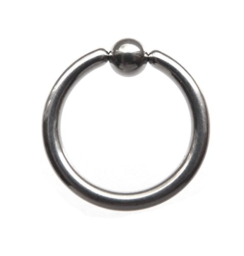 TKKR7 - Piercing de bola de titanio BCR de 1,6 x 11 mm, para labio, pezón, septum, etc.