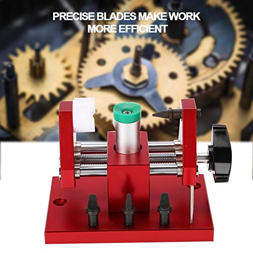 TMISHION Reloj Press Tool, Juego de Herramientas de reparación de relojero Snap On Watch Back Funda abridor Banco de Trabajo Removedor 07115