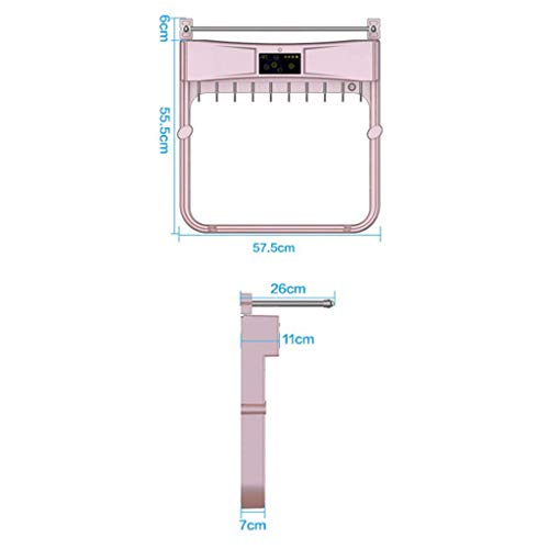 Toallero eléctrico de Secado Inteligente, protección Ambiental de 290 w, esterilización por termostato Ultravioleta, desinfección con ozono, Estante de Secado para baño