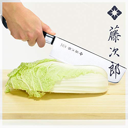 Tojiro 4099  - Cuchillo Japones Nakiri  Cuchillos da Cucina Profesionales, 16,5x4x1cm, Plateado