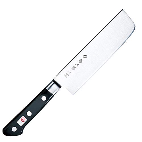 Tojiro 4099  - Cuchillo Japones Nakiri  Cuchillos da Cucina Profesionales, 16,5x4x1cm, Plateado