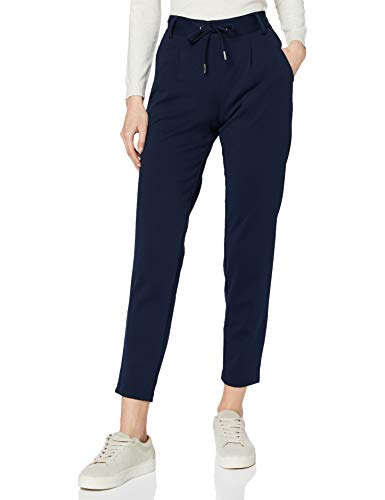 TOM TAILOR Denim Knitted Trackpants Pantalón de vestir , Azul ( 10360 marino real ) , XL/32 para Mujer