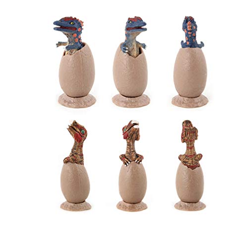 Tomaibaby 9 Piezas Huevos de Dinosaurio Rotos Huevos de Pascua Eclosionan Juguetes con Figuras de Dinosaurios Dentro del Kit de Excavación de Huevos de Dinosaurio Fiesta de Pascua Favorece