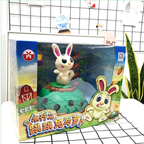 Tomaibaby Juego de Conejito Divertido Juego de Conejo de Zanahoria Juguete de Escritorio Animal Rábano para Fiesta de Pascua Juego de Broma de Interior para El Hogar Trucos Accesorios Color Variado