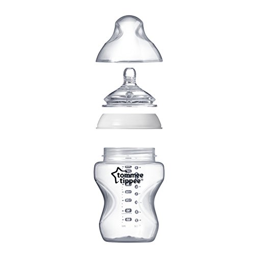 Tommee Tippee Biberón Closer to Nature, 340 ml, rosa, 1 Unidad, Rosa