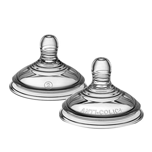 Tommee Tippee Tetinas Anticólico, flujo medio, 2 unidades