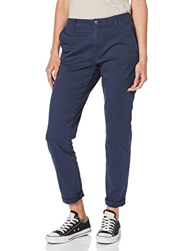 Tommy Jeans Mujer TJW ESSENTIAL SLIM GMD CHINO Pantalones, Azul (Black Iris 002), W26/L32