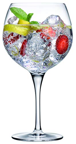 Topkapi Elite Gin Tonic XL - Vasos de cóctel (cristal sin plomo, especial para Gin and Tonic, vasos de globo, cocktail, 680 ml, 6 unidades)