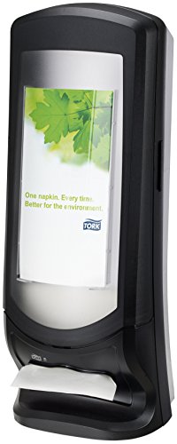 Tork Xpressnap 272211 Dispensador de servilletas vertical / Ideal para restaurantes / Sistema N4 / Negro