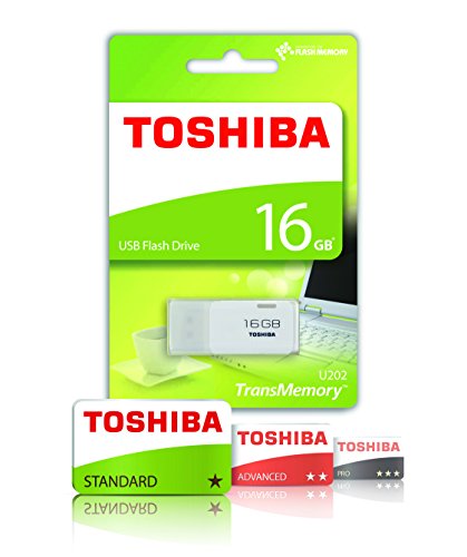 Toshiba Hayabusa - Memoria USB 2.0 de 16 GB, color blanco