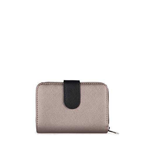 Tous Dubai Saf, Cartera para Mujer, Multicolor (Bronce Topo 695930008), 13x11x2.5 cm (W x H x L)