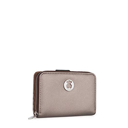 Tous Dubai Saf, Cartera para Mujer, Multicolor (Bronce Topo 695930008), 13x11x2.5 cm (W x H x L)