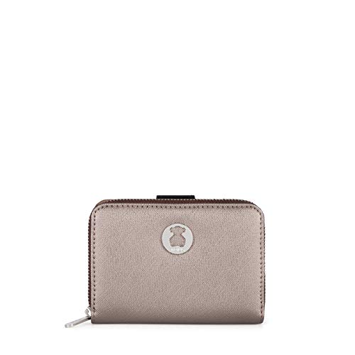 Tous Dubai Saf, Cartera para Mujer, Multicolor (Bronce Topo 695930008), 13x11x2.5 cm (W x H x L)