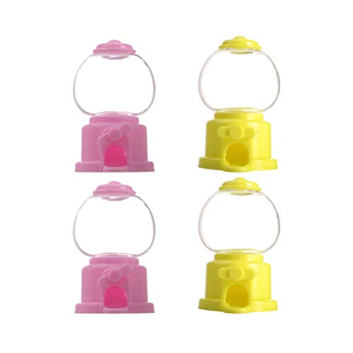 TOYANDONA 4 Piezas Máquina de Chicles Dispensador de Dulces para Niños Dispensador de Chicle Favores de Dulces de Boda para Cumpleaños Favores de Fiesta para Niños