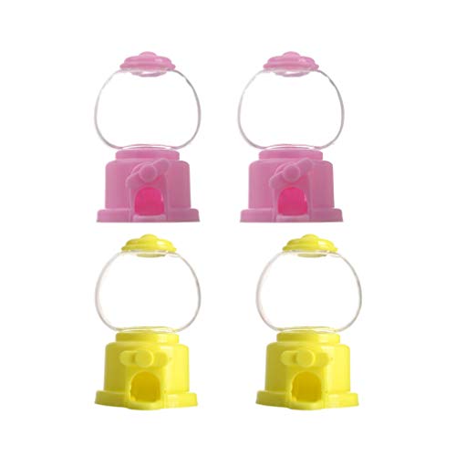 TOYANDONA 4 Piezas Máquina de Chicles Dispensador de Dulces para Niños Dispensador de Chicle Favores de Dulces de Boda para Cumpleaños Favores de Fiesta para Niños