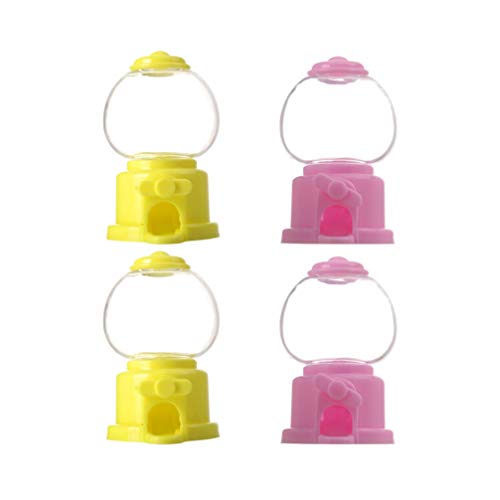 TOYANDONA 4 Piezas Máquina de Chicles Dispensador de Dulces para Niños Dispensador de Chicle Favores de Dulces de Boda para Cumpleaños Favores de Fiesta para Niños