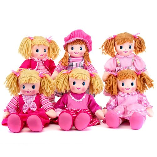 TOYLAND Patas Girlie 19 "muñeca de Trapo