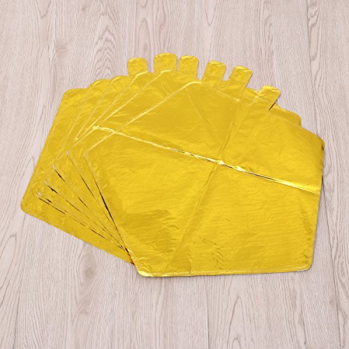 TOYMYTOY 50pcs Globos de Estrellas de Cinco Puntas de Papel de Aluminio para Decoración de la Fiesta de Cumpleaños (Oro)