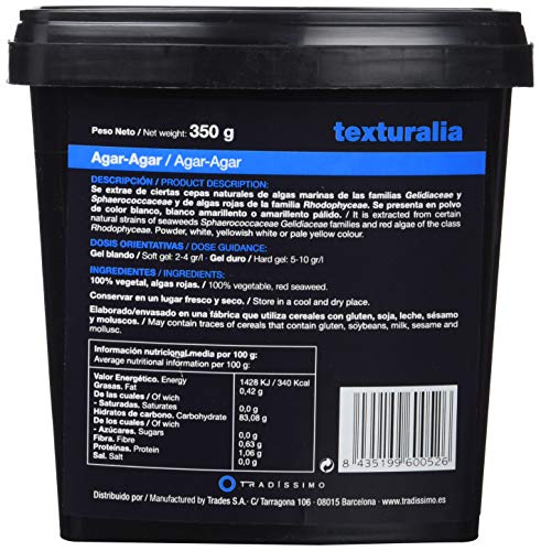 Tradissimo, Agar Agar polvo - 350 gr.