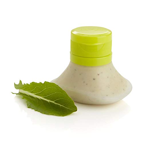 Triamisu Exprimir la Botella de Salsa -Mini Squeeze Type Sauce Bottle Aliño de Salsa de Ensalada de Silicona Frascos para Ketchup Mayonesa Lunch Box Accessories - Verde