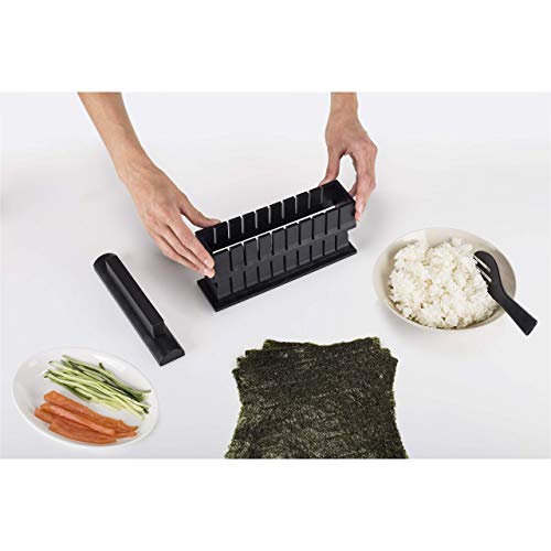 Tristar RK-6140 Arrocera + Set de Sushi, 0.6 Litros, Gris