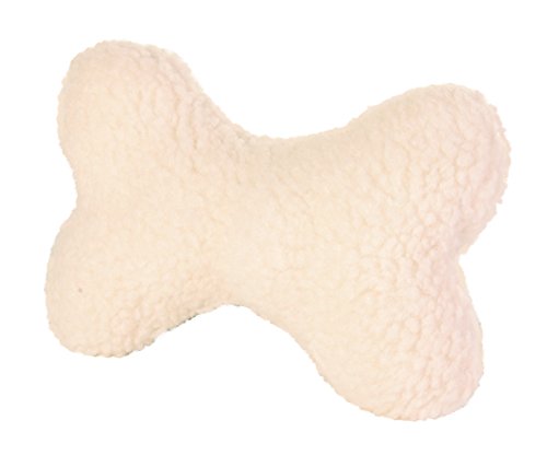 TRIXIE Hueso Peluche Acolchado, con Sonido, 20 cm, Blanco, Perro