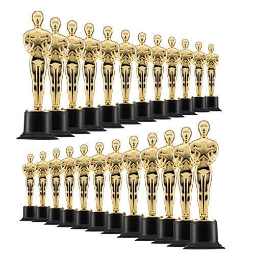 Trofeos de Oro de 15cm (Pack de 12) para Ceremonias y Fiestas