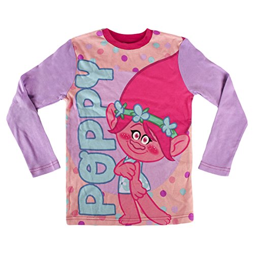 TROLLS 2200001852 Pijama, Morado, 4 años para Niñas