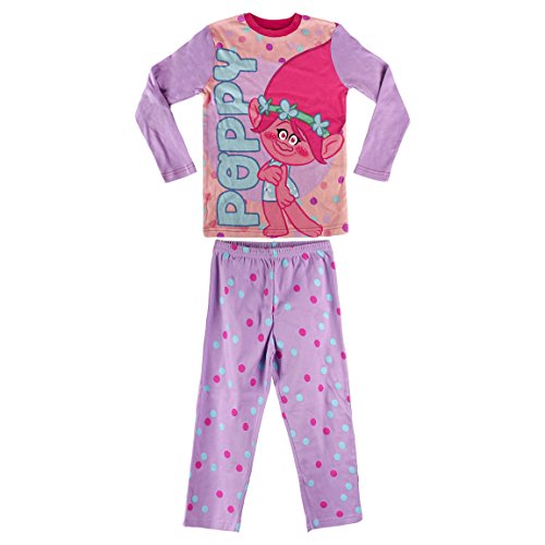 TROLLS 2200001852 Pijama, Morado, 4 años para Niñas