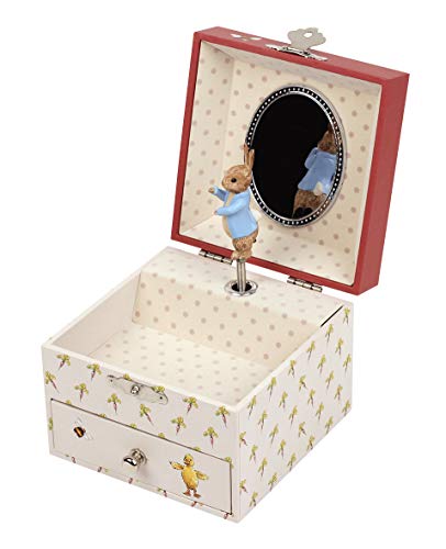 Trousselier - Caja para tesoros/joyas musicales, ideal como regalo para niños, música, diseño de fresa