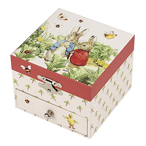 Trousselier - Caja para tesoros/joyas musicales, ideal como regalo para niños, música, diseño de fresa